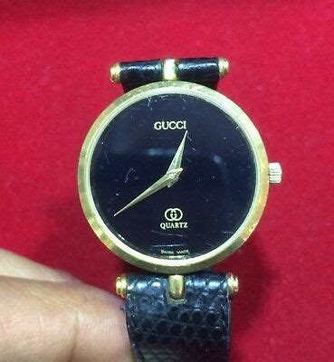 gucci glass back watch